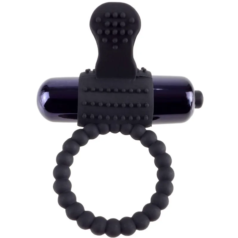 Ringz - Anneau Vibrant en Silicone Noir Fantasy C-Anneau