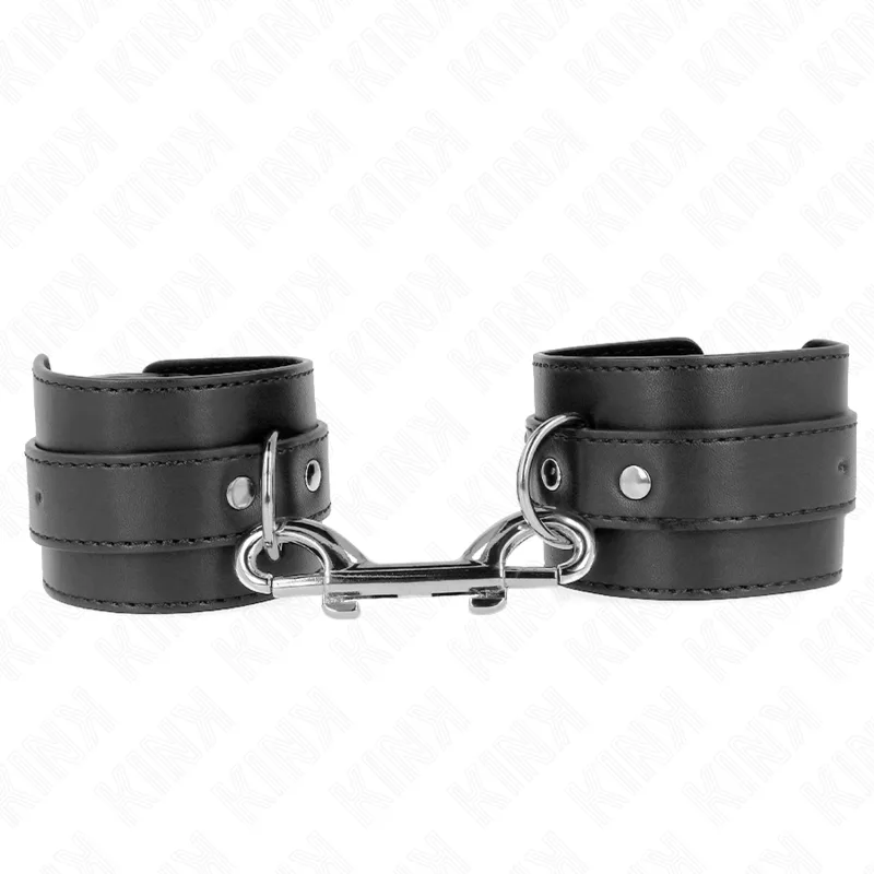 Menottes - Rangée de Rivets Simple et Grande Kink
