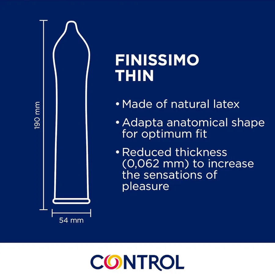 Préservatifs Finissimo Senso 144 Unités Control