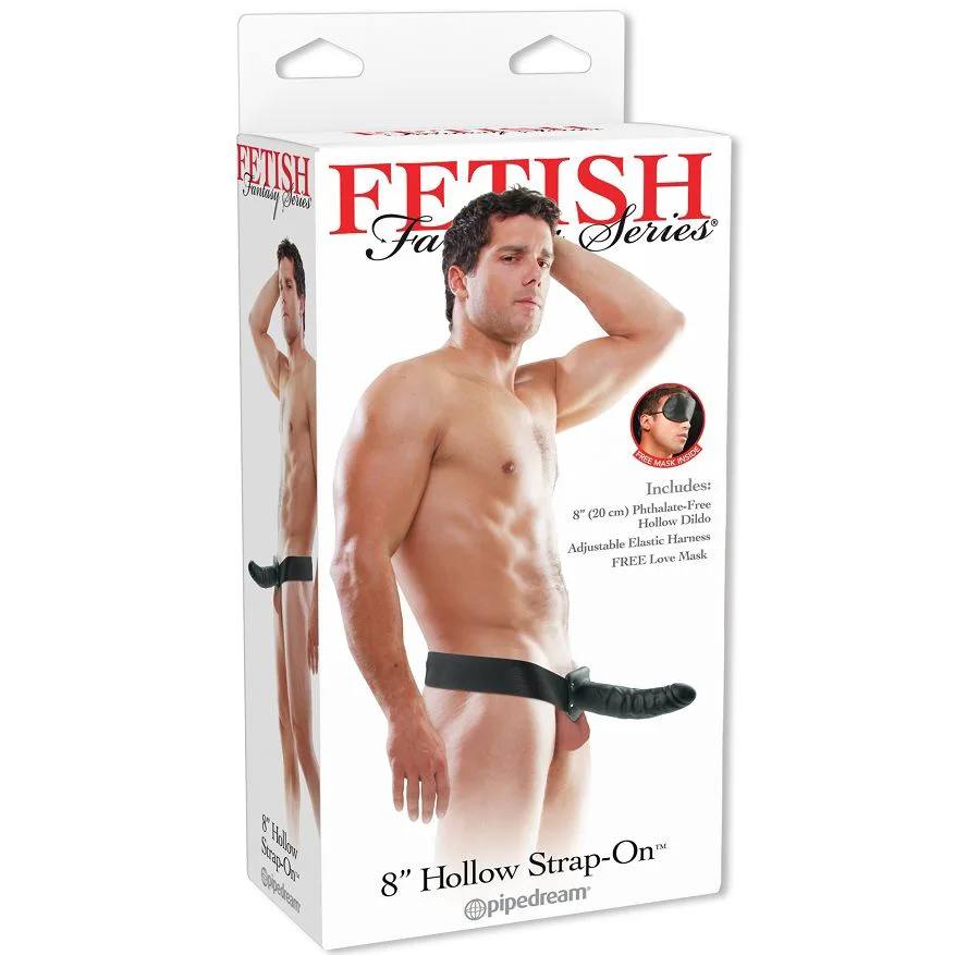 Gode Sangle Creux Fetish Fantasy 19 cm Noir