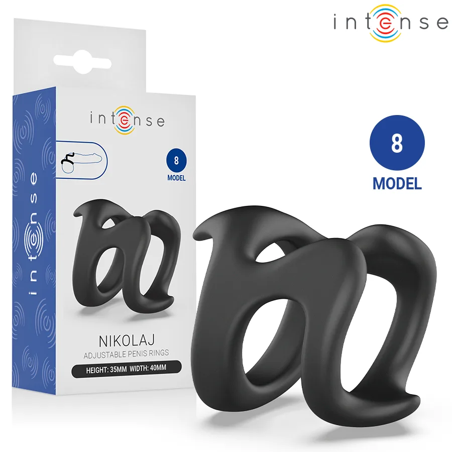 Nikolaj Anneau pénien Réglable Modèle 8 Intense