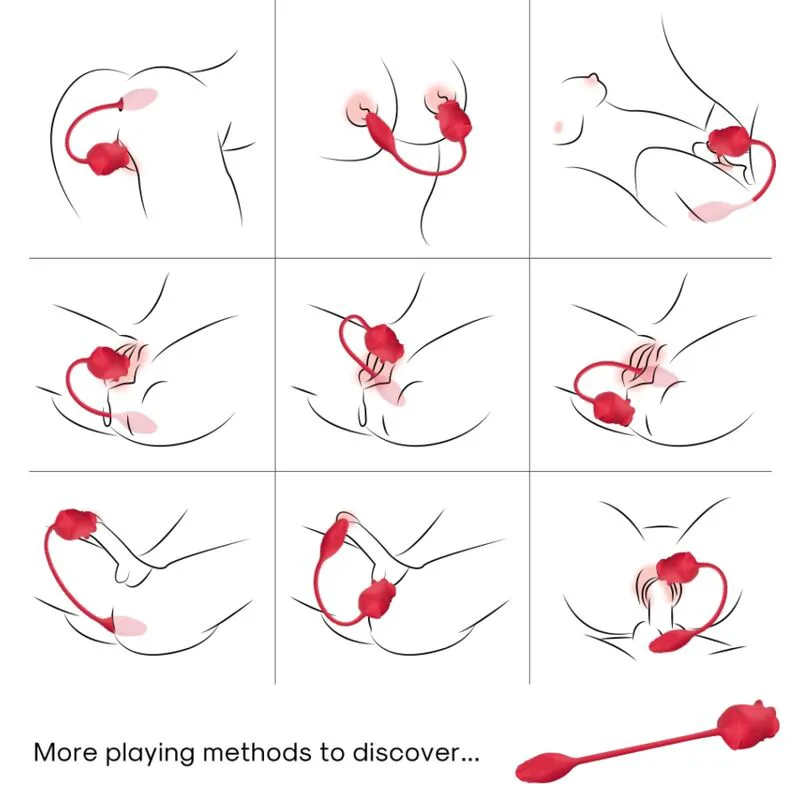 Stimulateur d'Succion et Vibromasseur Rose 2 en 1 10 Armony