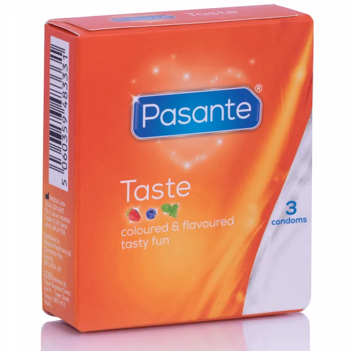 Préservatifs Saveurs 3 Unités Pasante préservatif