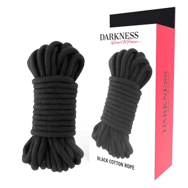 Corde Japonaise 5 M Noire Darkness noir corde shibari