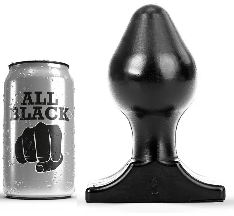 Plug Anal 16x8 cm All Black