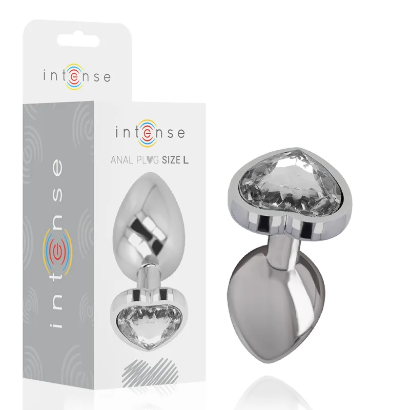 Plug Anal Métal Aluminium Intense - avec son échelle de taille