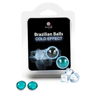 Balles Brésiliennes Effet Froid 2 Unités Secretplay lubrifiant
