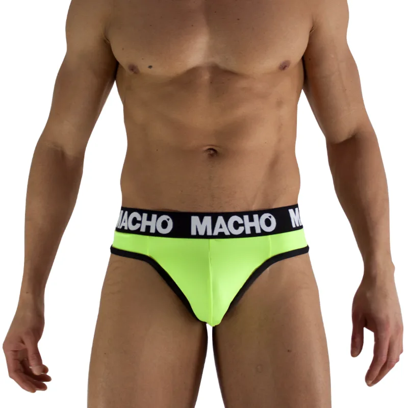 Lingerie homme String Noir/noir Macho