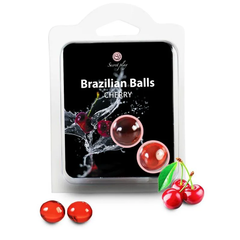 Boules Brésiliennes Cerise Secretplay lubrifiant base eau