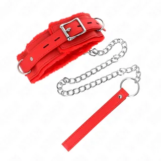Collier BDSM rouge