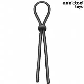 Cockring Corde en Silicone pour le Pénis à Boucle Unique Addicted