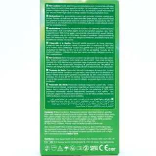 Pack de 8 Préservatifs Premium Menthe Skins