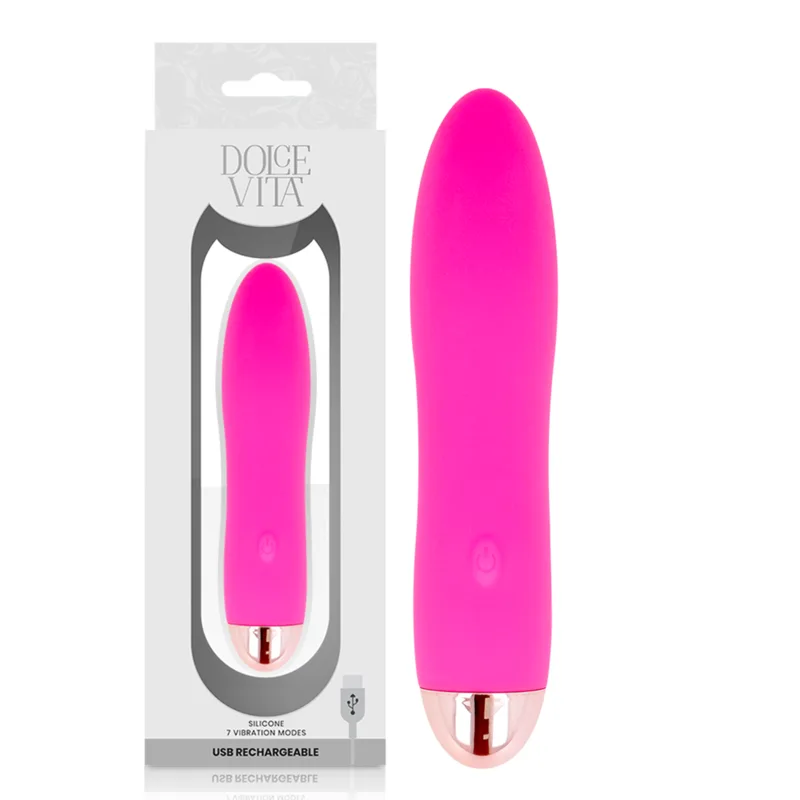 Vibromasseur Rechargeable Quatre Rose 7 Vitesses Dolce Vita