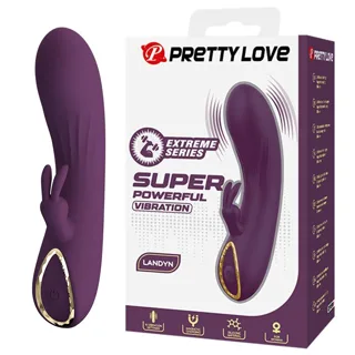 Landyn Vibromasseur Lapin Rechargeable 10 Fonctions Violet