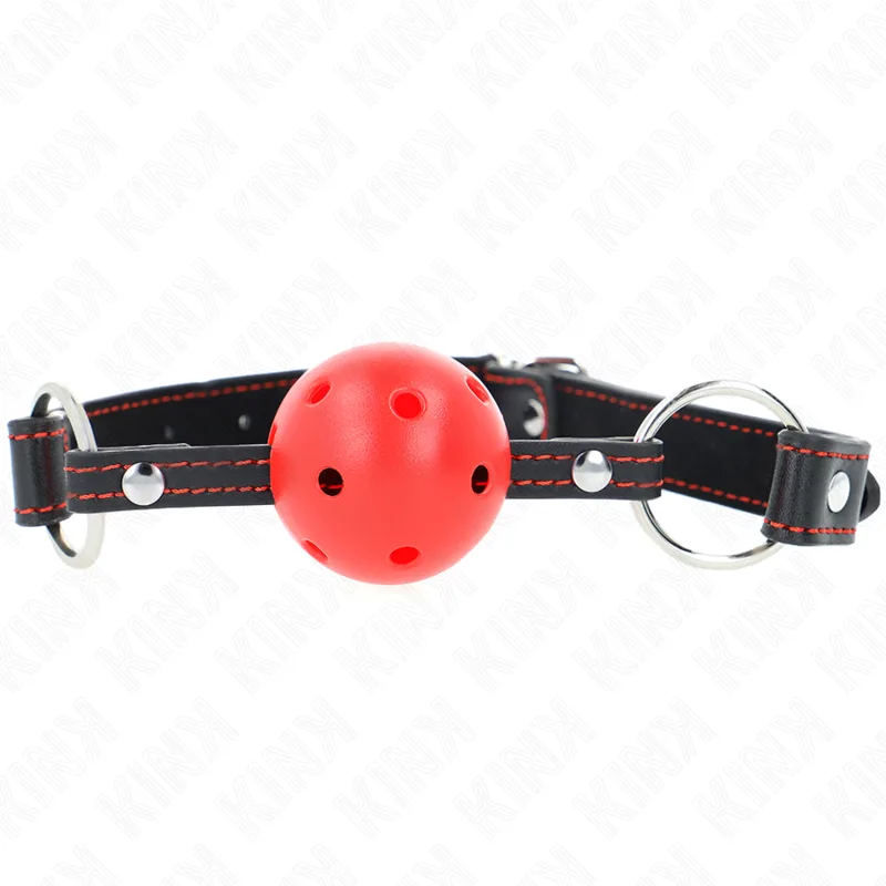 Bâton Creux Dur Rouge Modèle 2 65 X 2,5 CM Kink rouge bâillon