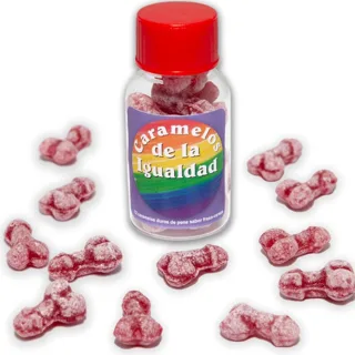 12 Bonbons Égalité de Forme de Pénis Fraise/cerise Diablo Picante jeu coquin