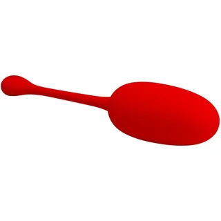 Œuf Vibrant Knucker Pretty Love - avec sa base - Rouge