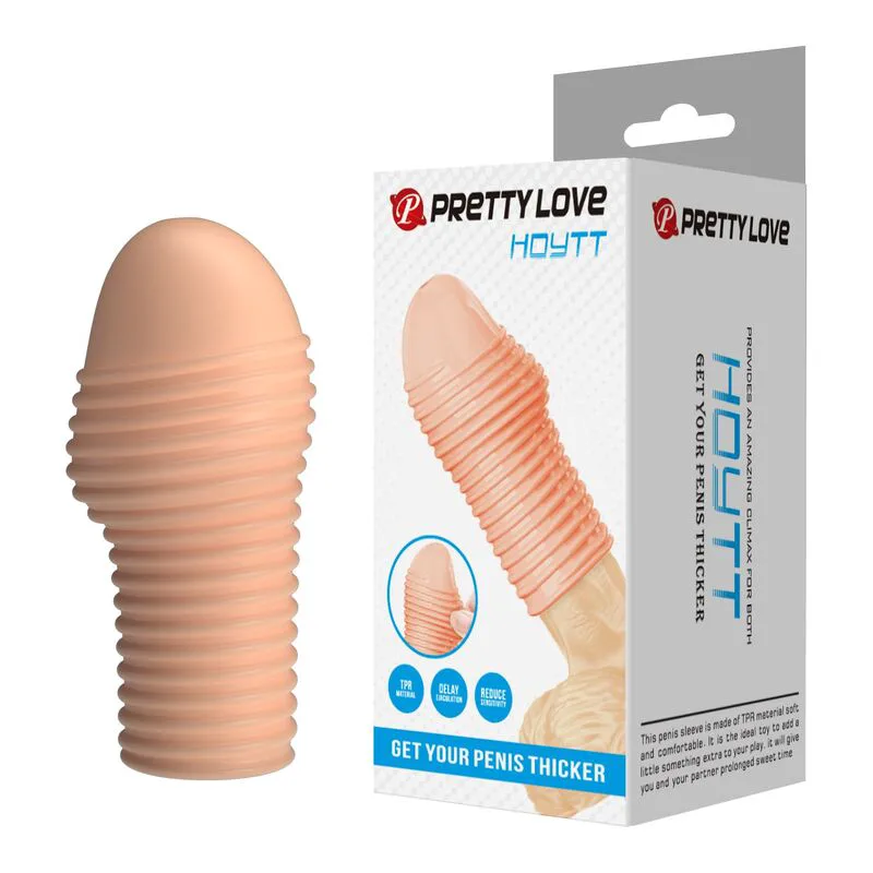 Gaine à pénis Manchon Pénis Hottt pour un Pénis Plus Épaisse Couleur Pretty Love