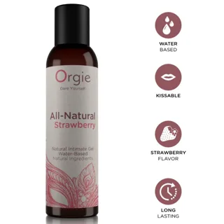 Gel Intime à Base de Eau Kissable Entièrement Naturel à Orgie lubrifiant base eau