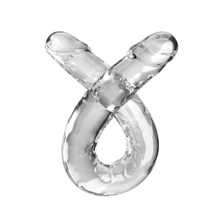 Double Gode transparent