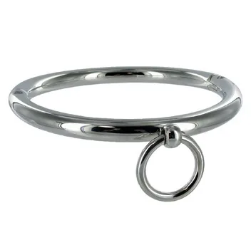 Collier BDSM avec Anneau 18 cm Metal Hard