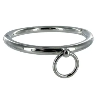 Collier BDSM avec Anneau 18 cm Metal Hard