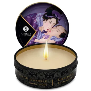 Mini Caress By Candelight Bougie de Massage Fruits Shunga