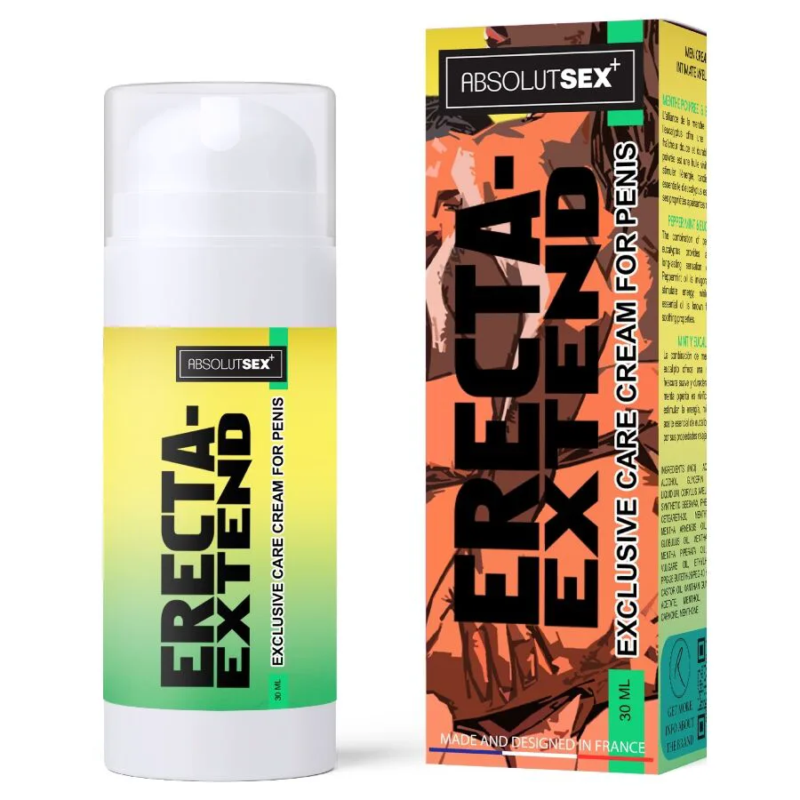 Aphrodisiaque Erecta Extend Crème Retardatrice et Rafraîchissante 30 ml Ruf