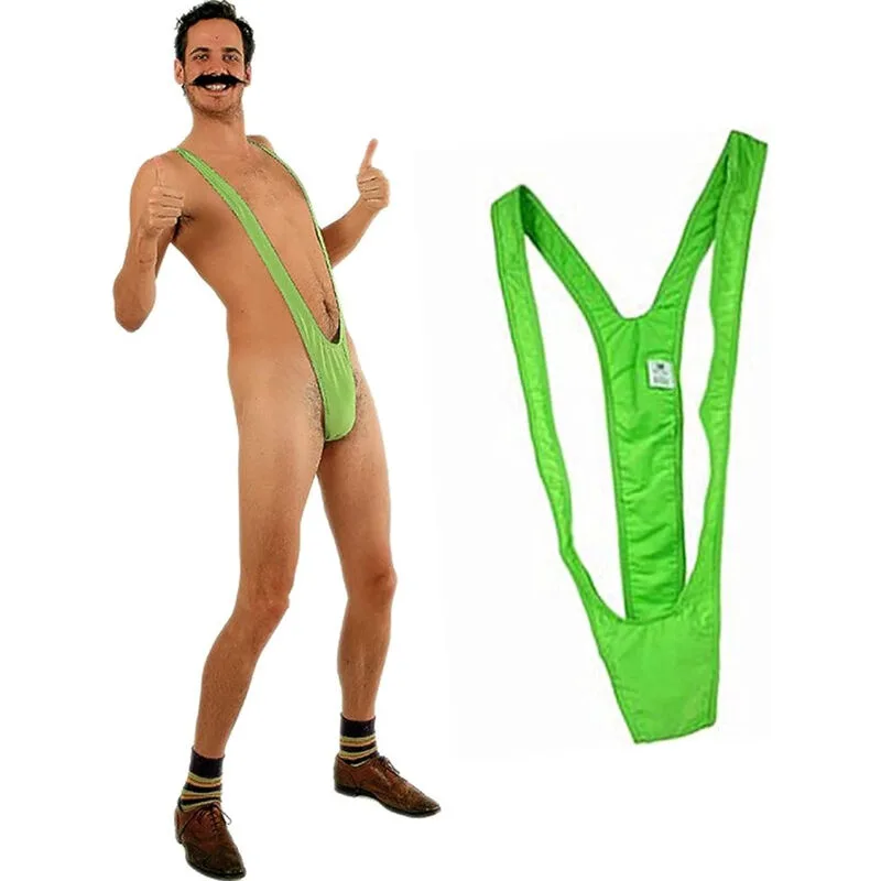 Trikini Homme Vert Diablo Picante vert déguisement sexy