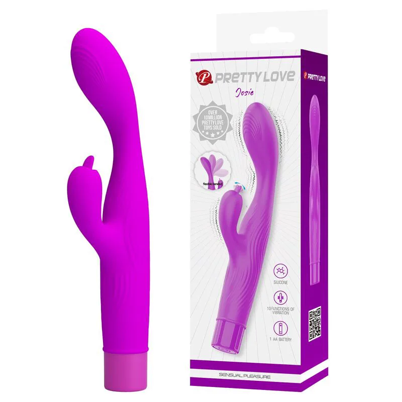 Stimulateur clitoridien Jene Vibromasseur à Double Stimulation Point G et Pretty Love