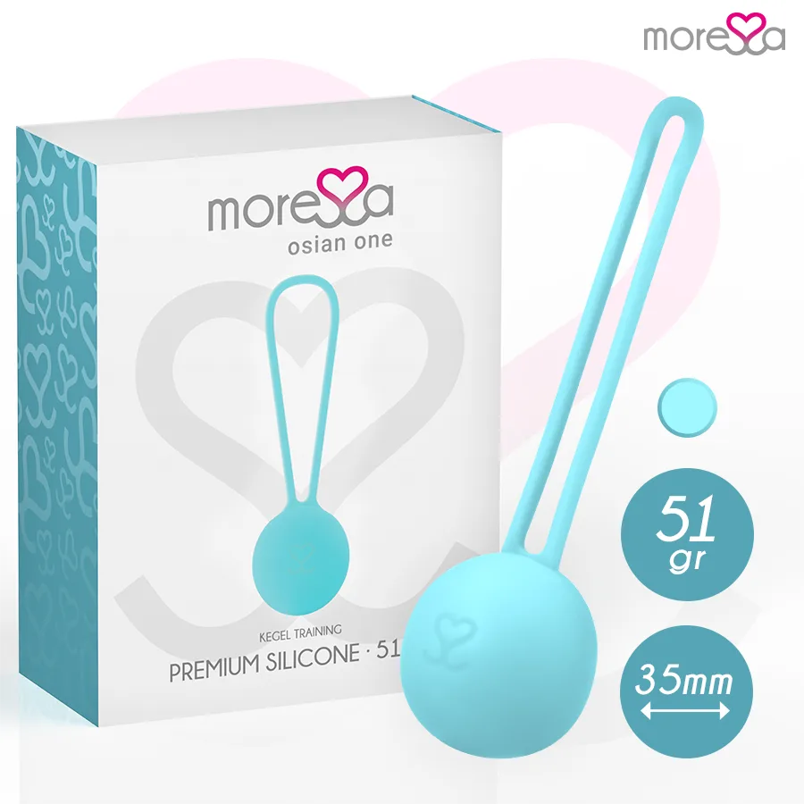 Boules de geisha Osian One Silicone Turquoise Premium Moressa
