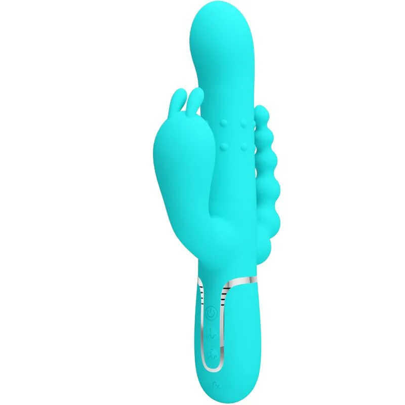 Cammy 4 en 1 Vibromasseur Multifonction Tripple Rabbit Pretty Love