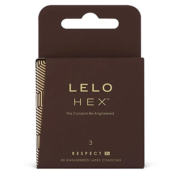 Préservatifs Hex Respect Xl, Paquet de 3 Lelo