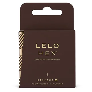 Préservatifs Hex Respect Xl, Paquet de 3 Lelo