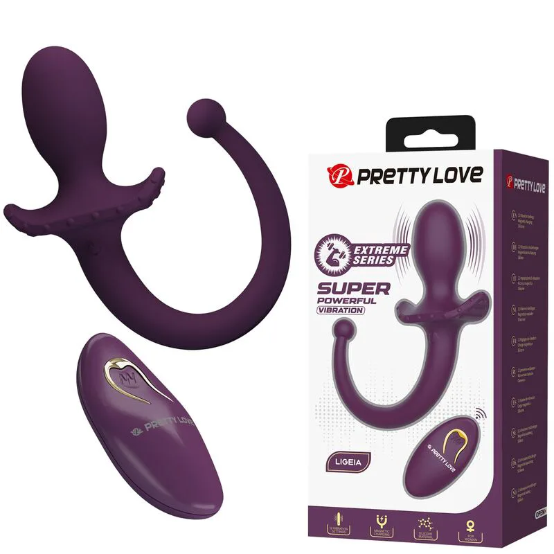 Lioea Plug Anal Vibrant avec Queue 12 Fonctions Pretty Love