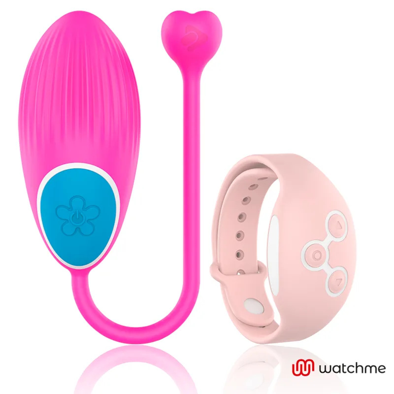 Vibromasseur Télécommande Watchme Technologie Oeuf Fuchsia / Rose Wearwatch