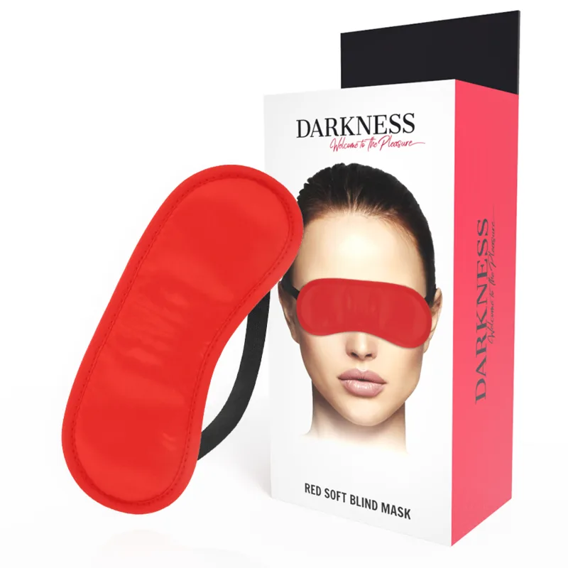 Masque Droit Rouge Darkness rouge bâillon