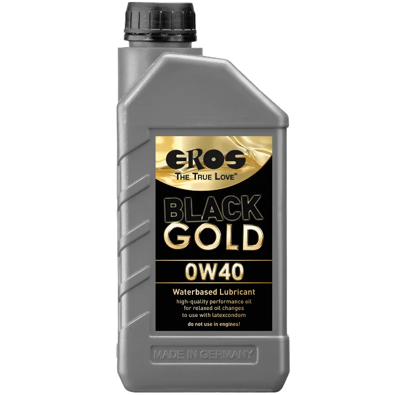 Black Doré 0w40 Lubrifiant Base d'Eau 1000 ml Eros