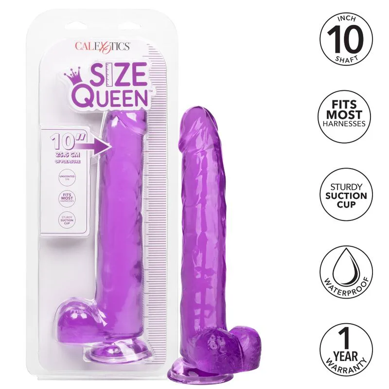 Gode Reine Taille Violet 25,5 cm Calexotics