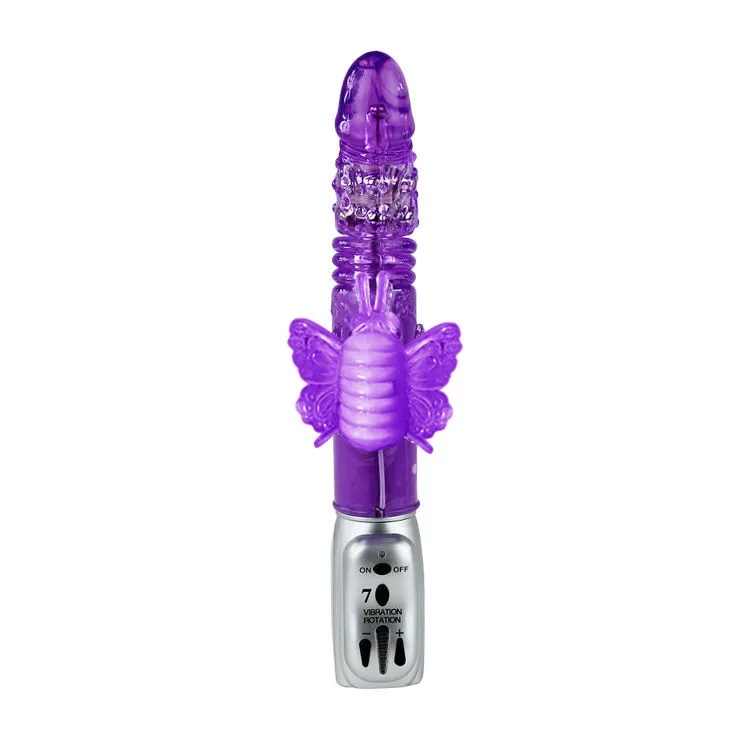 Vibromasseur Rotateur de Tulipe Papillon Haut et Bas Baile