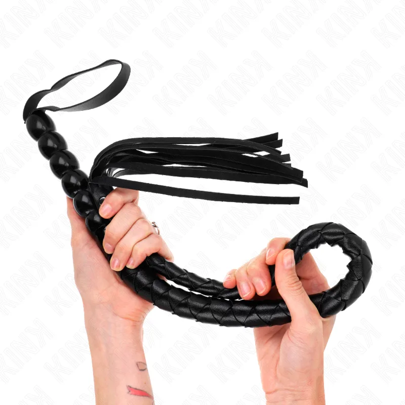 Fouet Serpent en Perles 80 CM Kink fouet & martinet