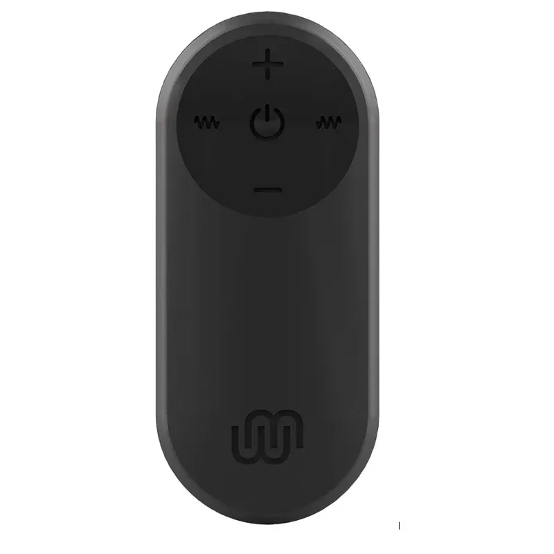Vibromasseur Télécommande Universelle Noire Watchme sur fond blanc