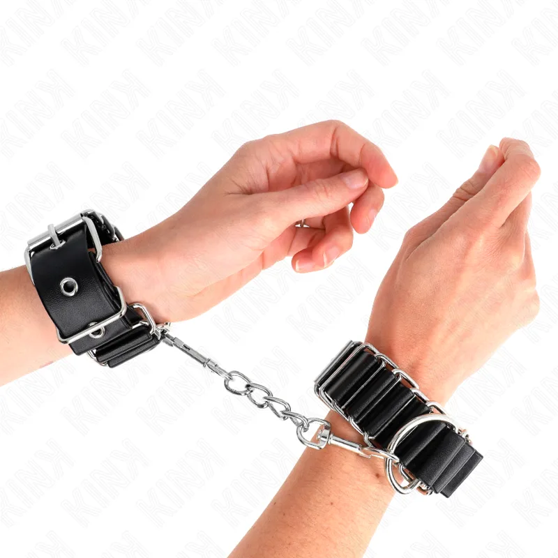 Menottes Fins Comme Charnières Noir Réglable 16-22 Kink