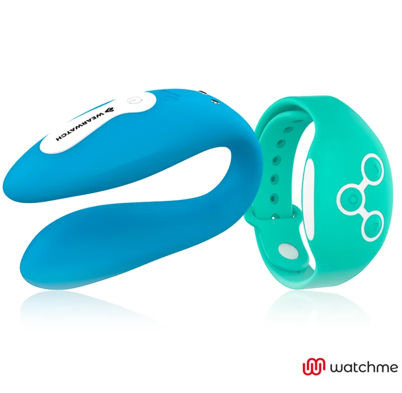 Vibromasseur Watchme Double Technologie Indigo/eau de Mer
