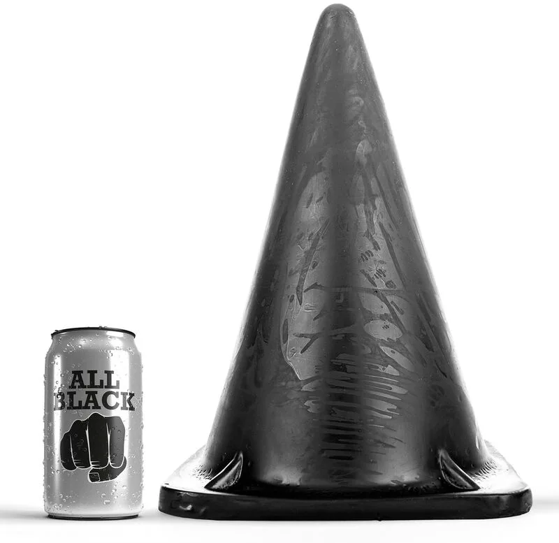 Fiche Triangulaire 30 CM All Black plug anal