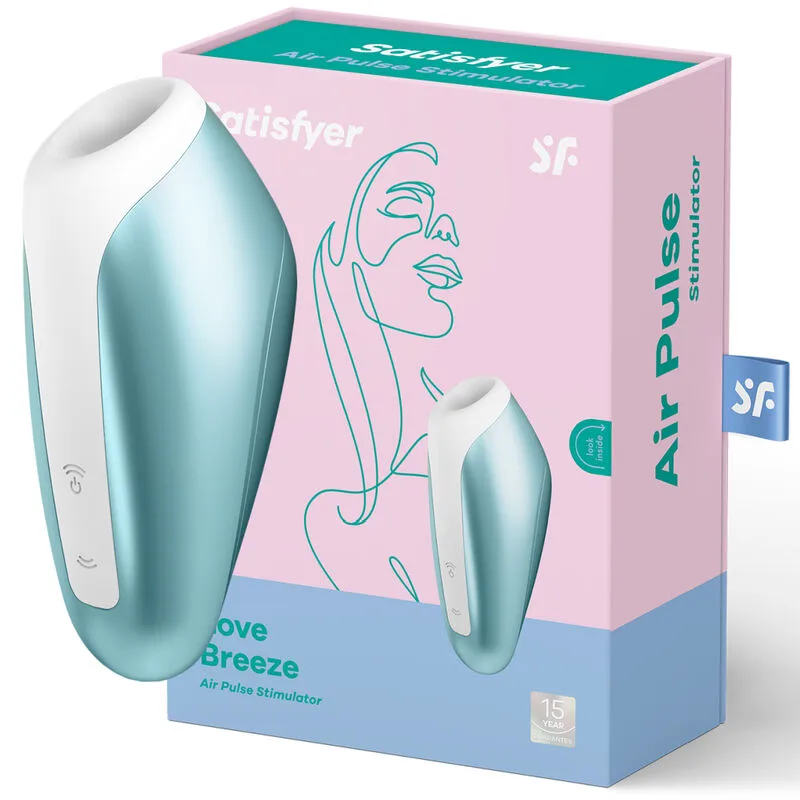 Stimulateur clitoridien Love Breeze Succionador Bleu Glace Satisfyer