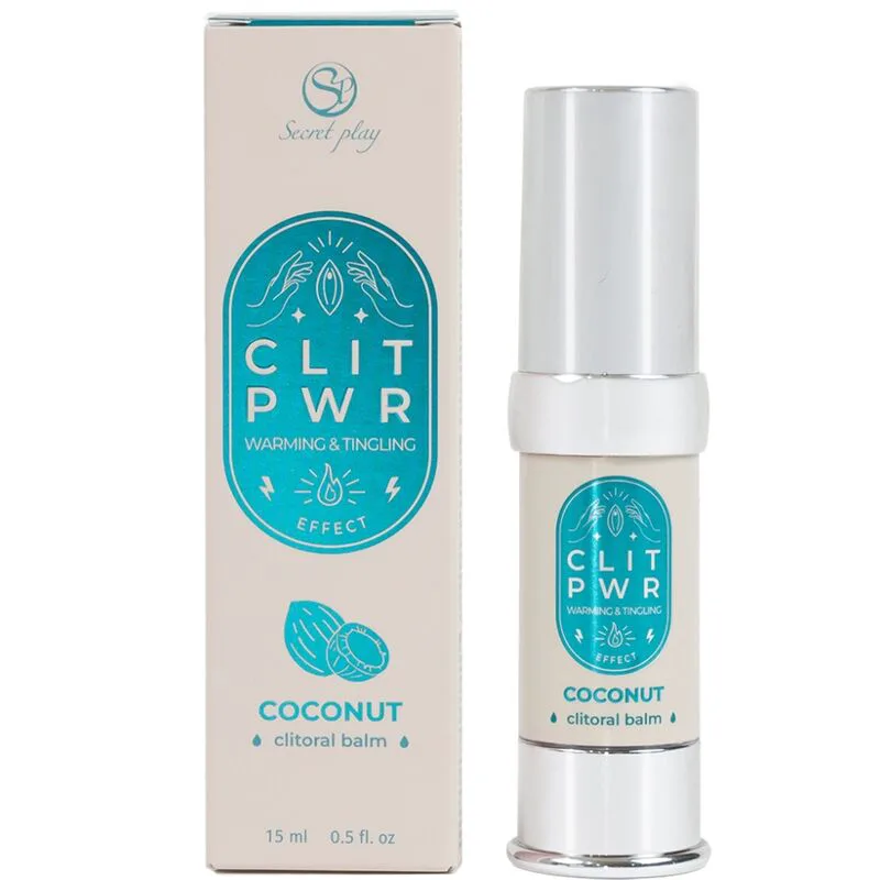 Aphrodisiaque Baume de Clitoris la Noix de Coco Clit Pwr Secret Play