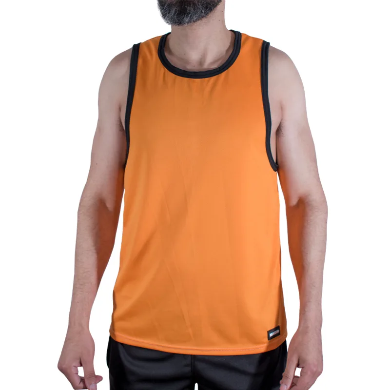 T-shirt de Sport Orange L/XL Macho