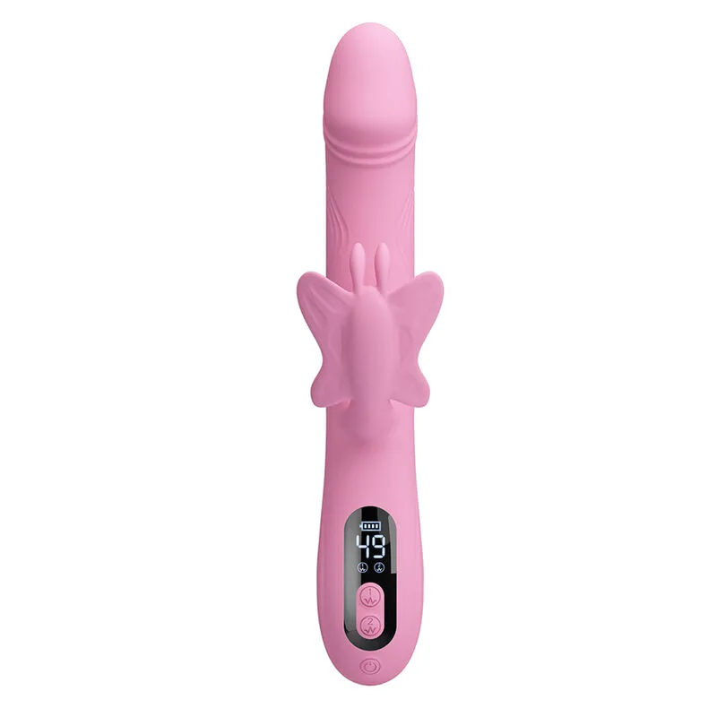 Vibromasseur Bella Rabbit avec Stimulation Papillon et Pretty Love