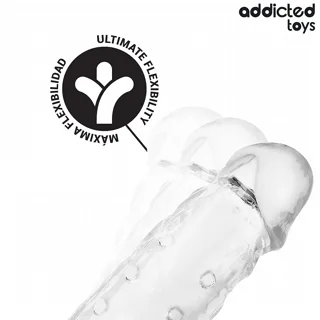 Gaine de pénis transparent Addicted taille S